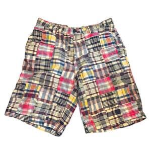 Old Navy Surplus Company Madras Patchwork Shorts Men’s Size 32 Preppy Ivy